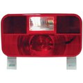 Peterson Manufacturing Stop Turn Tail Light Incandescent Bulb Rectangular Red 8916 Length x 458 Width V25924
